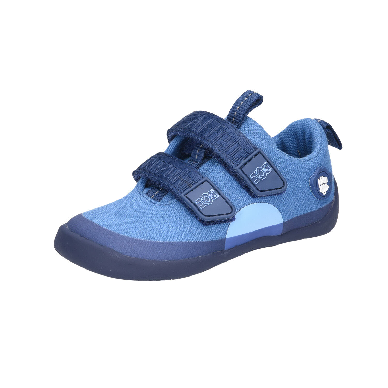 Affenzahn Lucky Bär Baumwolle Barfuss blau Bild 1