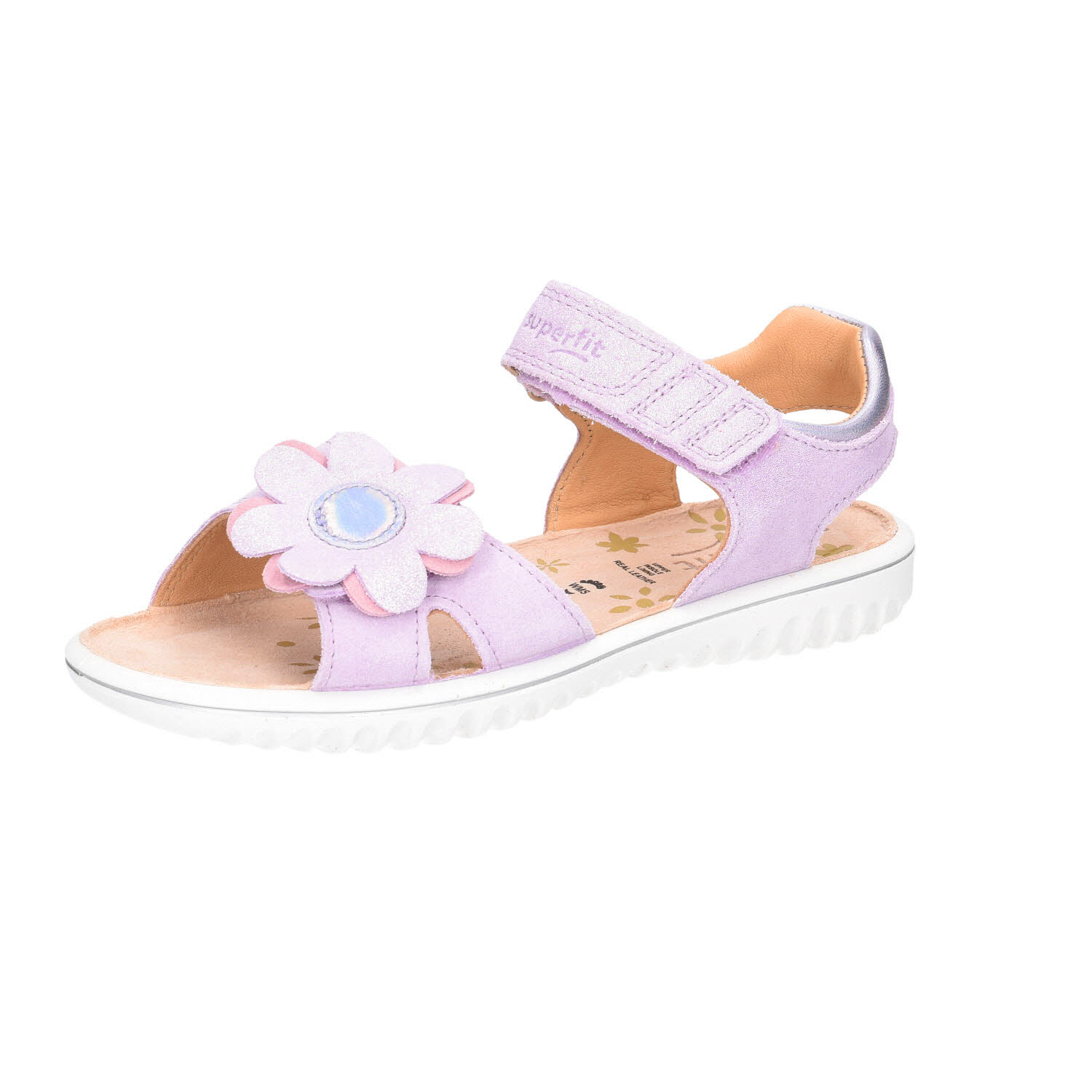 Superfit Sandale Leder \\ SPARKLE pink WMS-Mittel