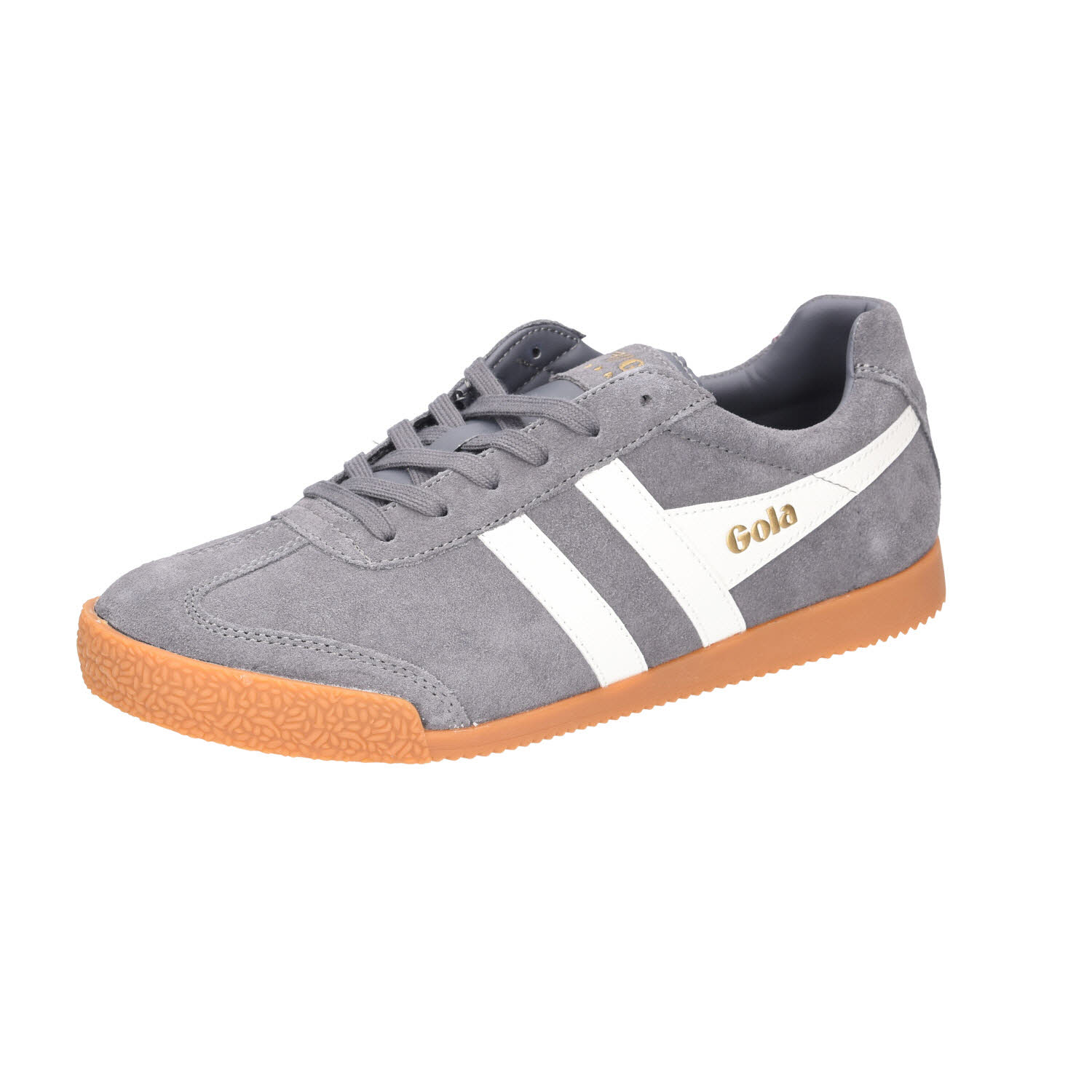 Gola Harrier Ash Ecru Suede grau
