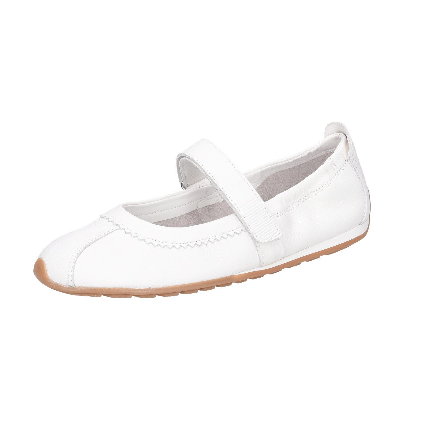 Tamaris Ballerinas Leder White weiß