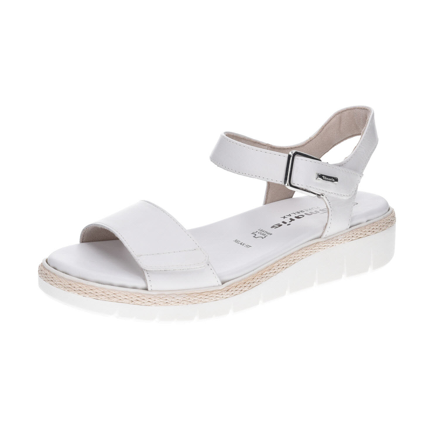Tamaris Sandalette Leder White weiß