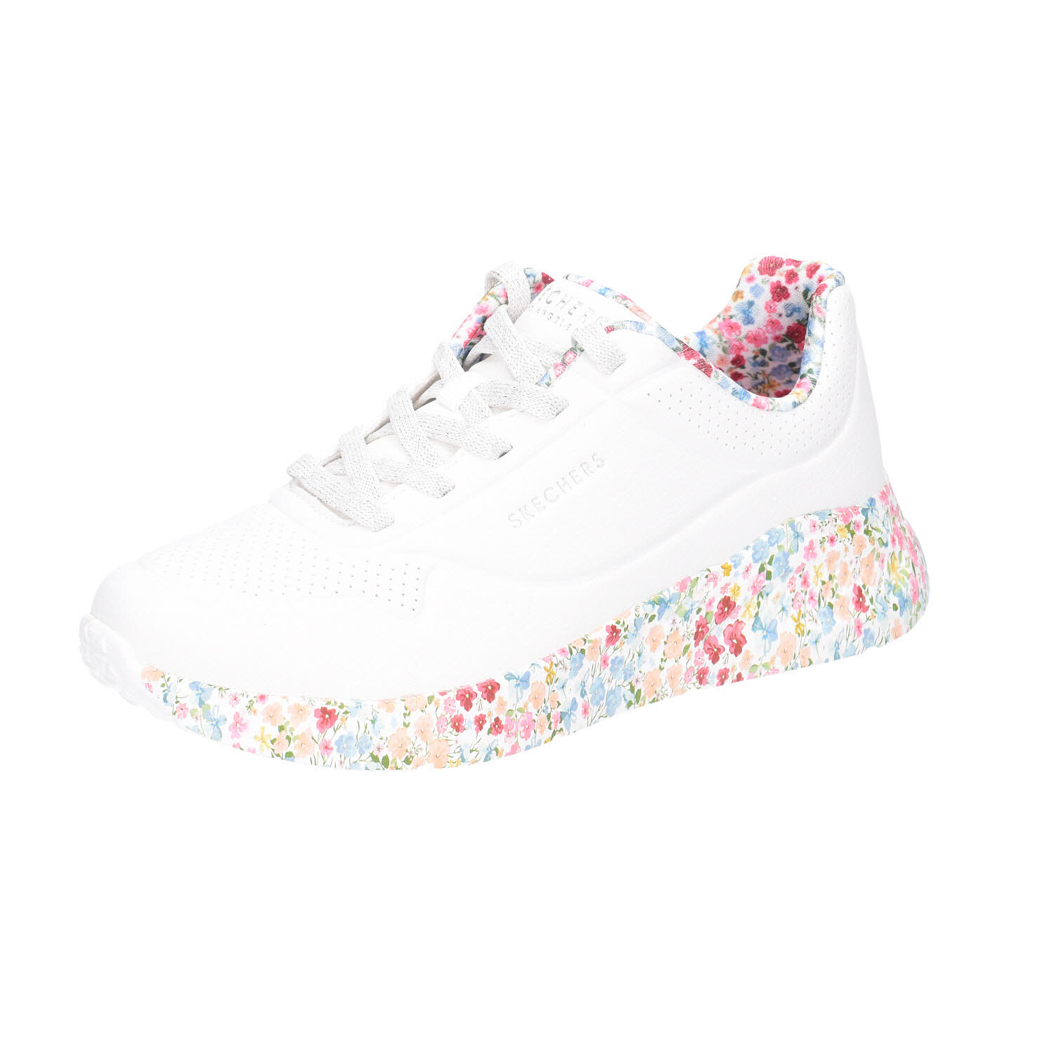 Skechers UNO LITE - SUBTLE PRINTS waschbar weiß