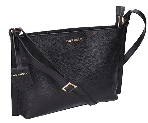 Burkely Zip Crossbody Bag Black schwarz