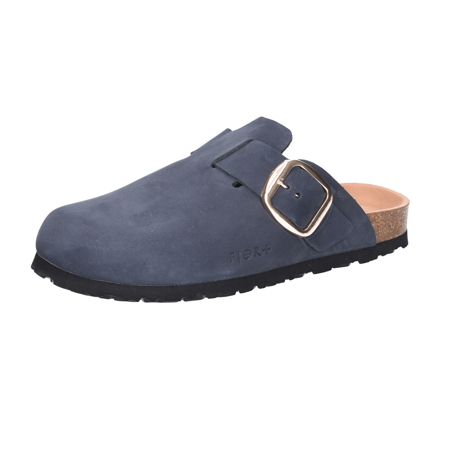 Idana Clogs Leder Blue blau