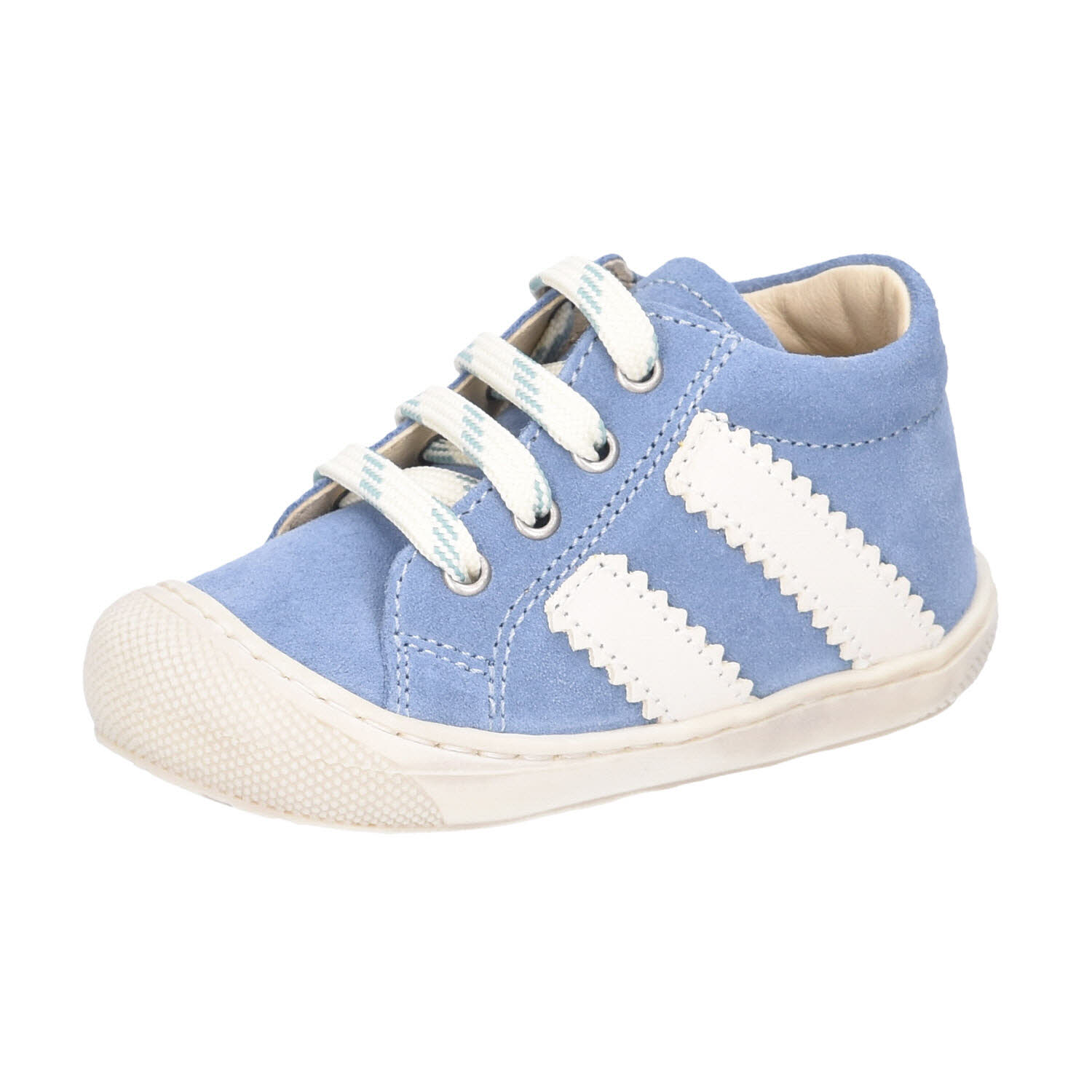 Naturino Macks 2 Suede Celeste/Milk blau