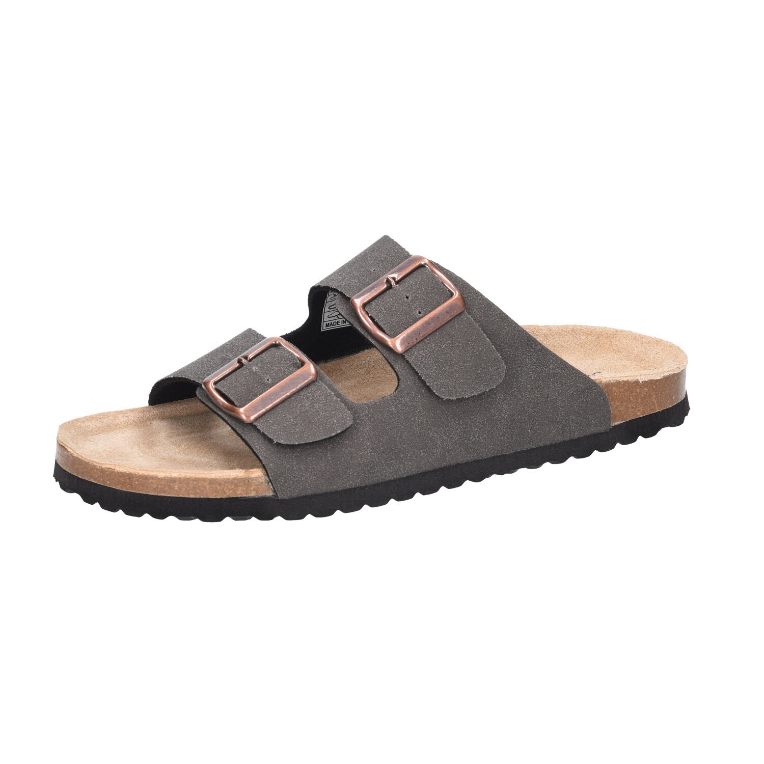 Idana Pantolette Dark Grey grau