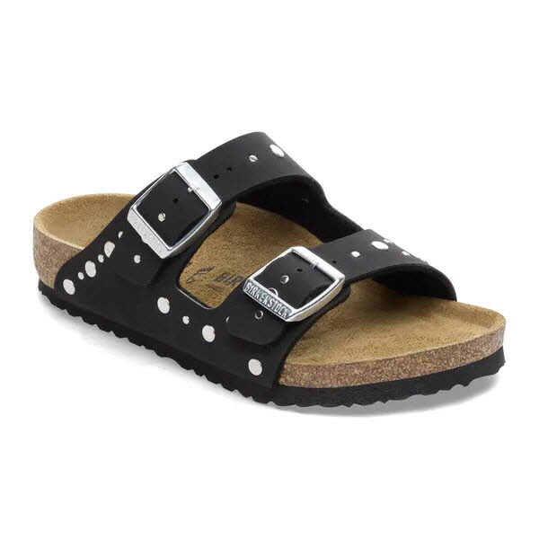Birkenstock Arizona Rivets BFBC schwarz Bikenst normal