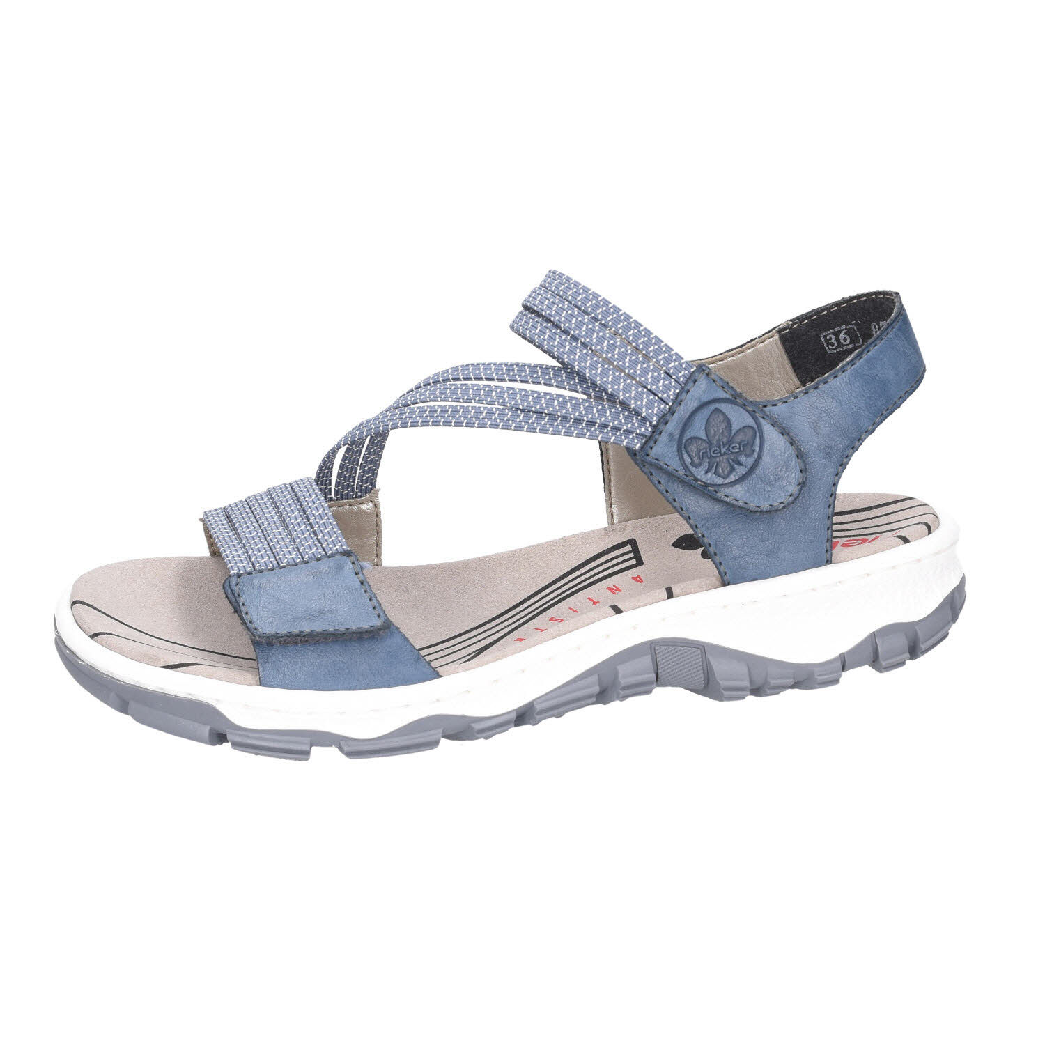 Rieker Sandale Klett Royal/Jeans blau Weite F Bild 2