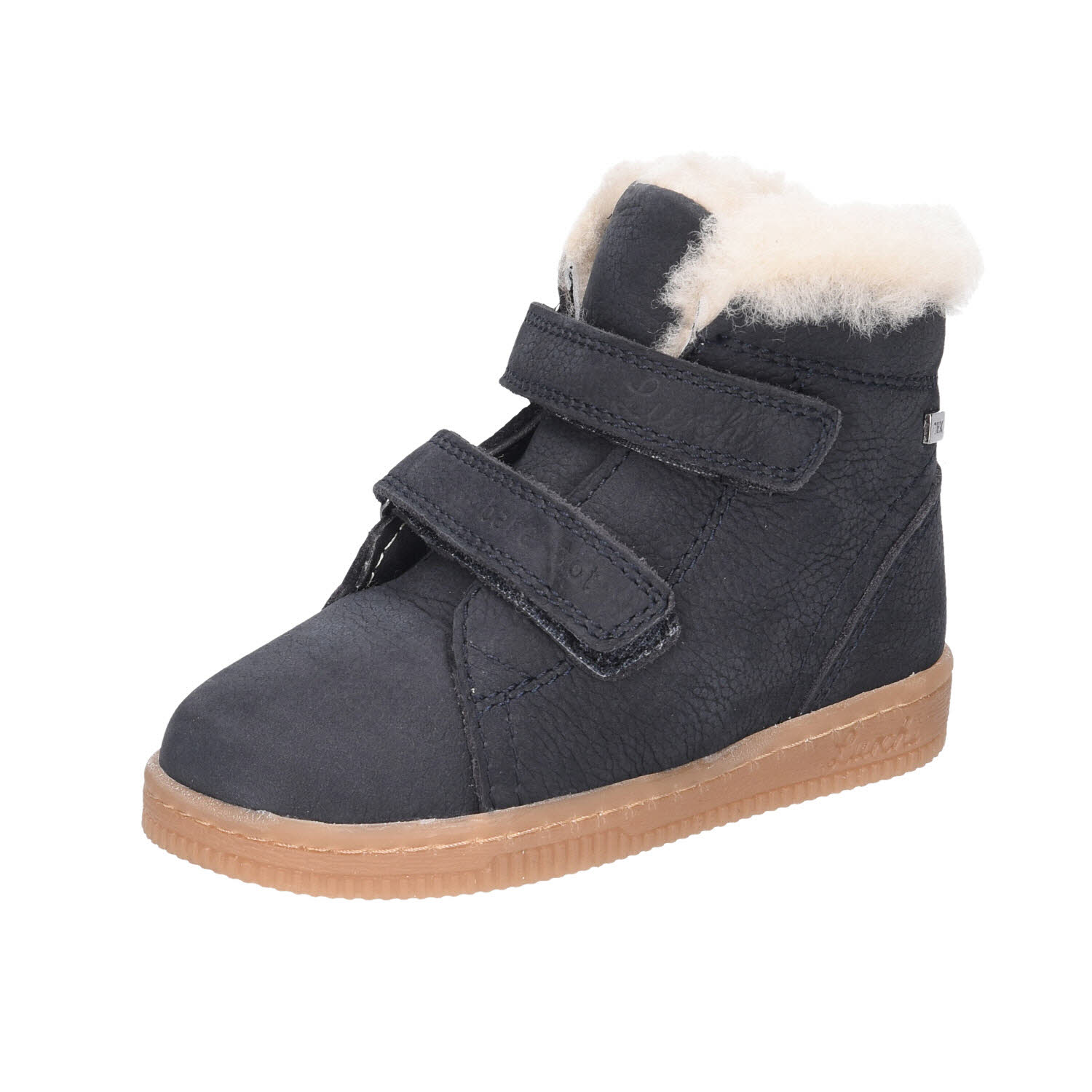 Lurchi Felix Barefoot Tex Lammwolle blau WMS-Mittel