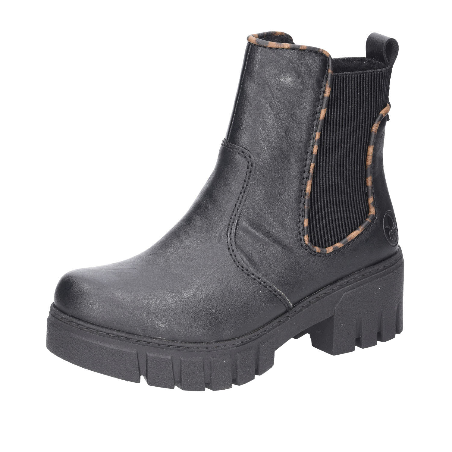 Rieker Absatz Chelsea schwarz Weite F