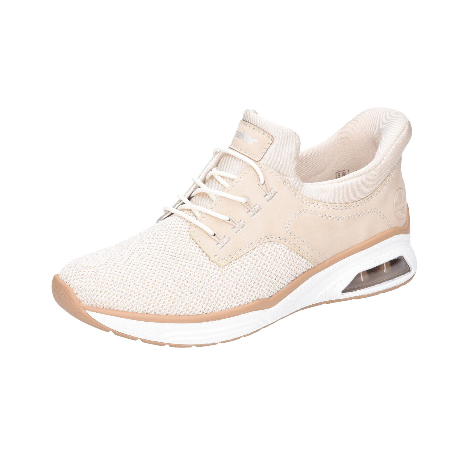Rieker Ready 2 Go Sneaker Weite F 1/2 beige Weite F 1/2