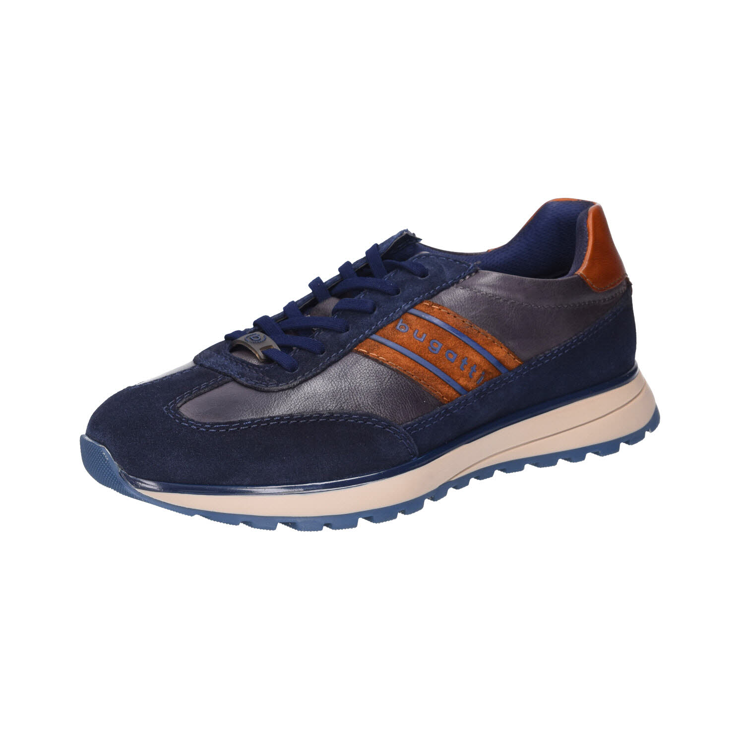 Bugatti Leder Sneaker blau