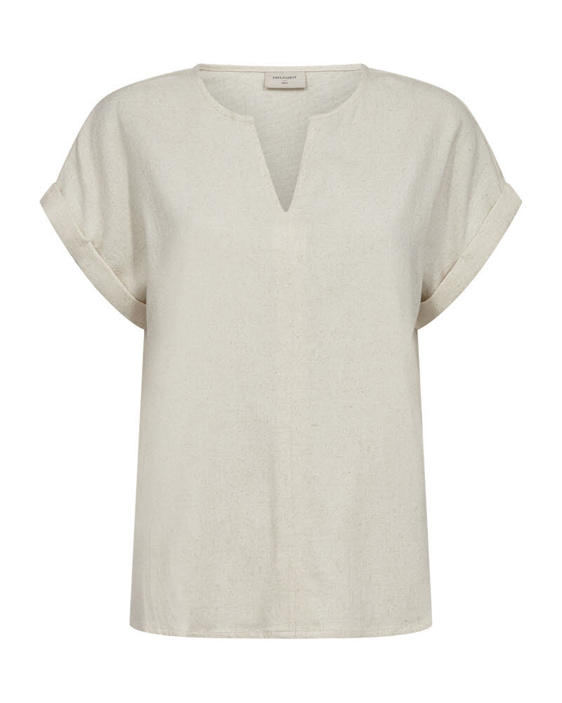 FREE/QUENT Laney Blouse Moonbeam Melange beige