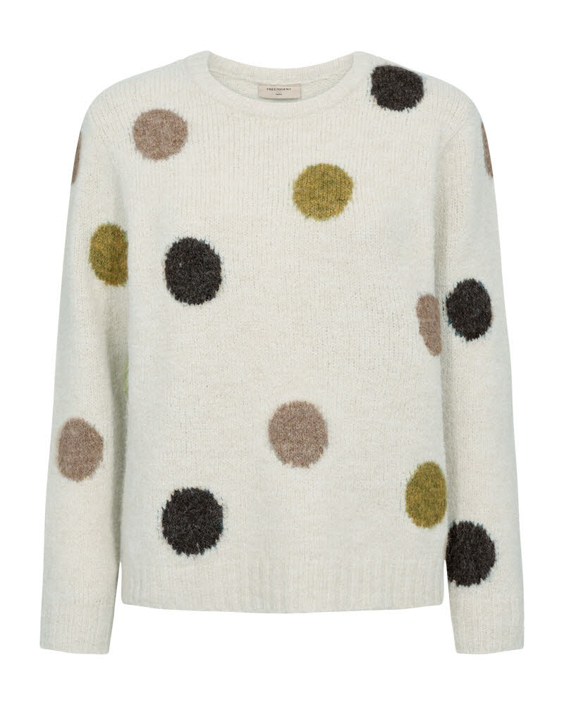 FREE/QUENT Louisa Pullover Moonbeam Bronze beige