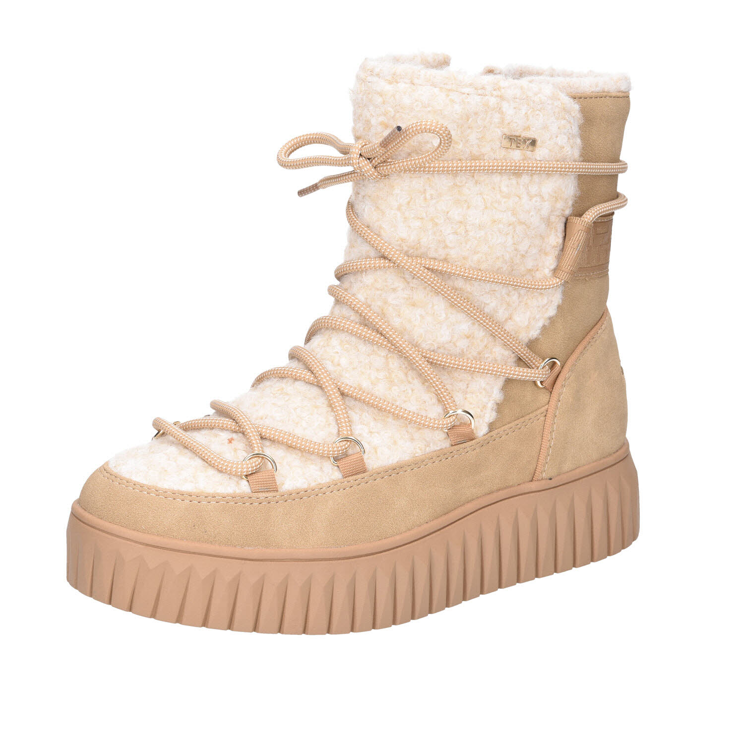 Marco Tozzi Boots Snow Nougat Comb Teddy beige