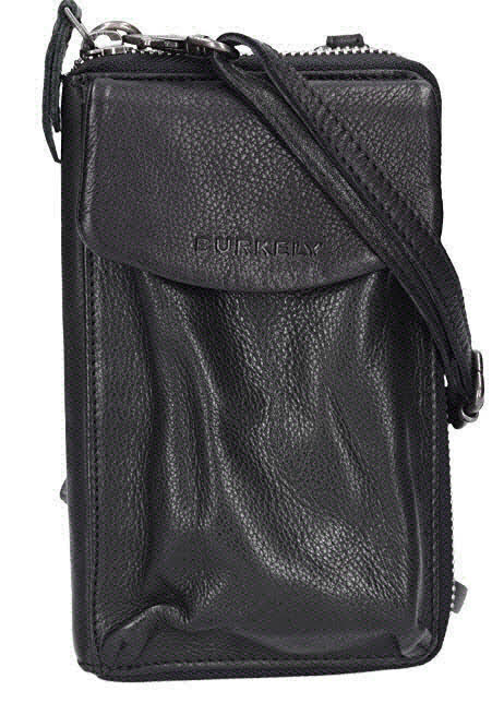 Burkely Phone Wallet Black schwarz