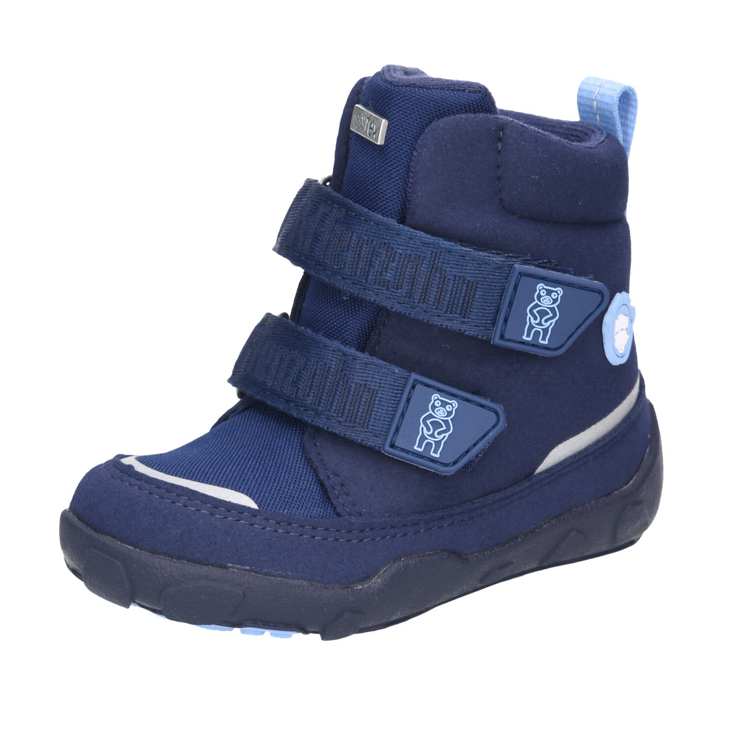 Affenzahn Winterstiefel Vegan Comfy Bär blau