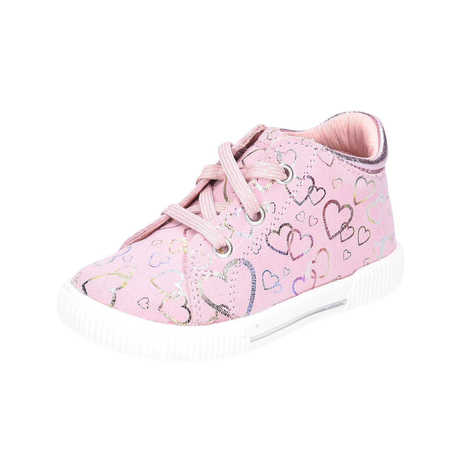 Richter Kinderschuhe Sneaker Lotus/Candy Velour WMS Mitt pink WMS-Mittel