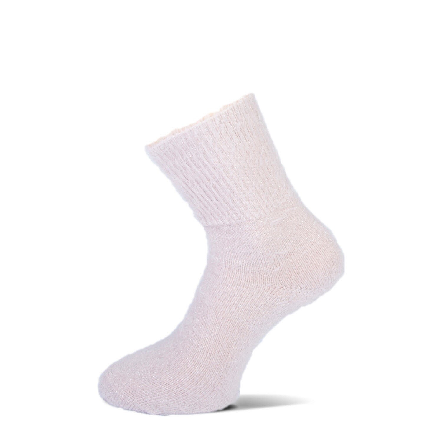 marcmarcs Fluffly Socks Old Rose Glitter pink