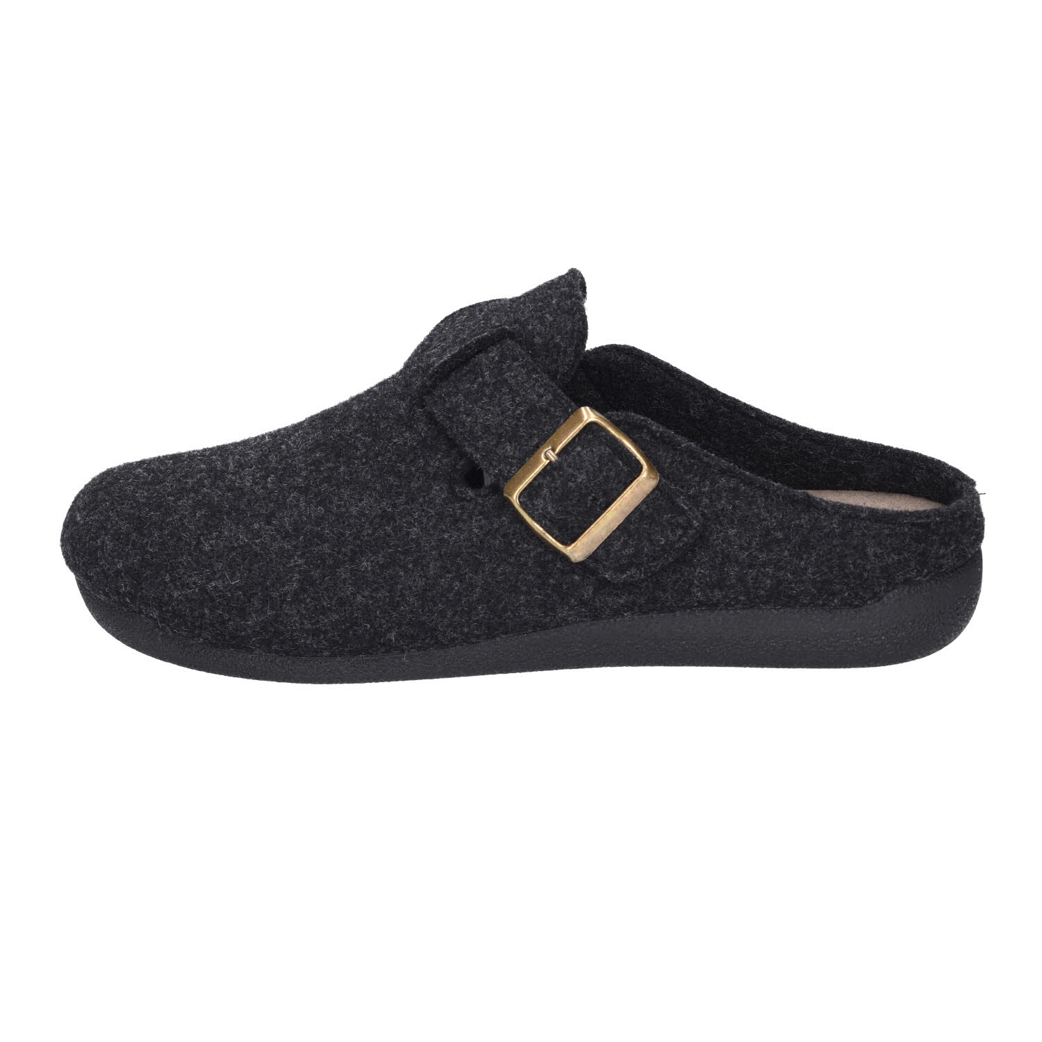Josef Seibel Carson 01 Filz Anthrazit Clogs grau Weite G Bild 2