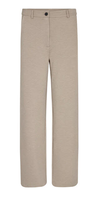 FREE/QUENT Nanni Wide Leg Pants Desert Taupe Melang