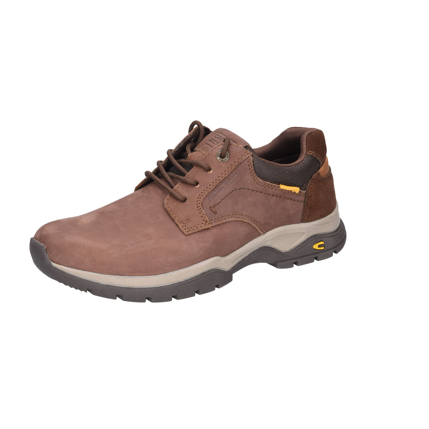 camel active Leder Halbschuh Cafe Nubukleder braun Weite G