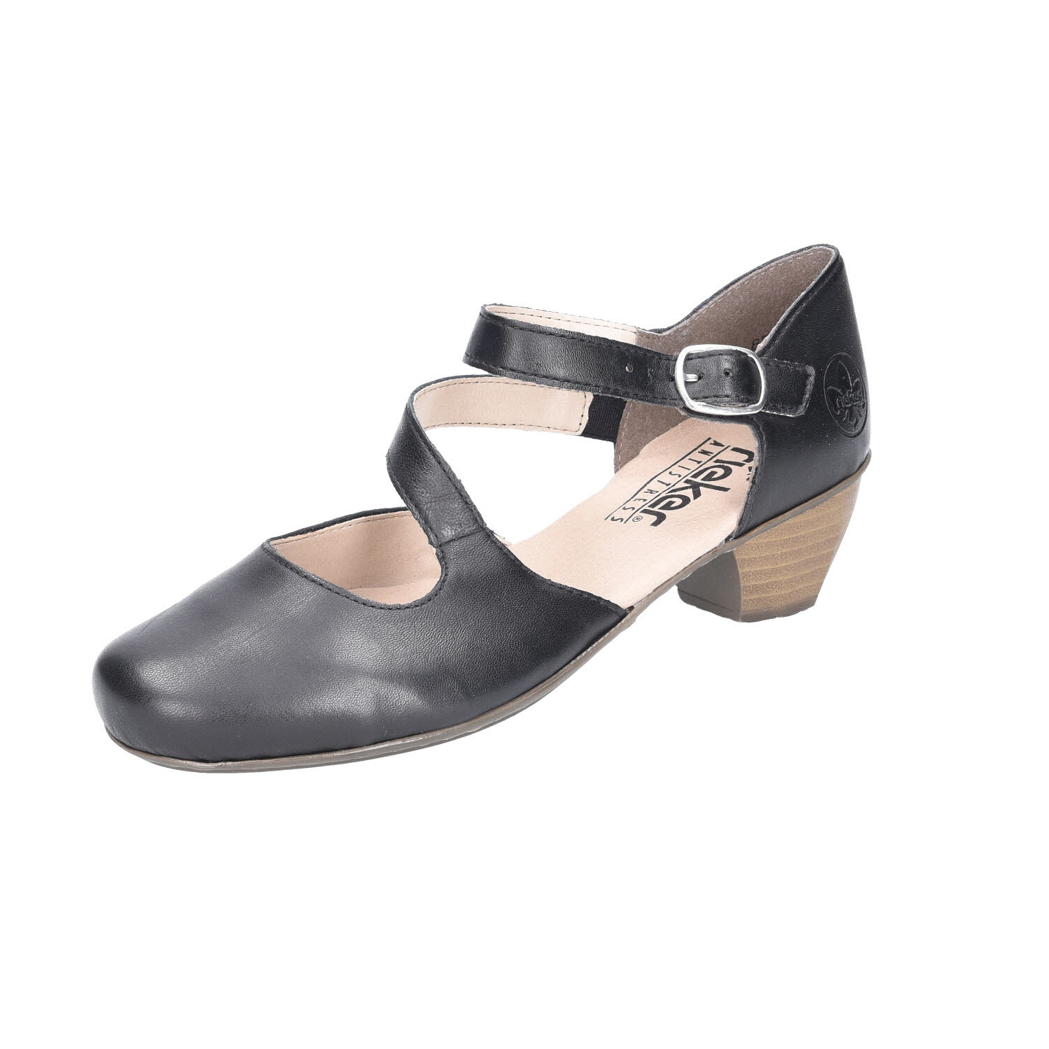 Rieker Pumps Black beige Weite F