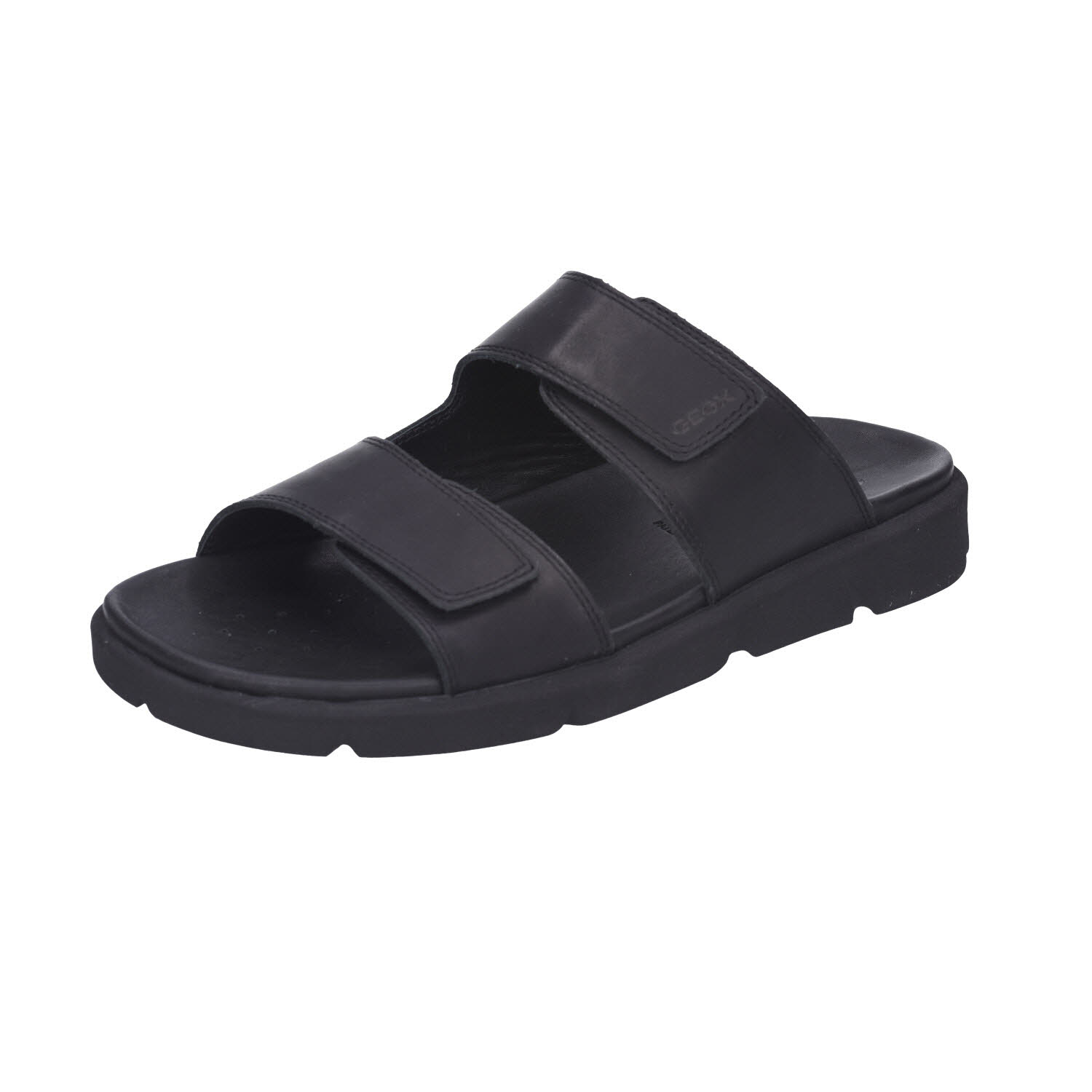 Geox U Xand Pantolette Nappaleder Black schwarz