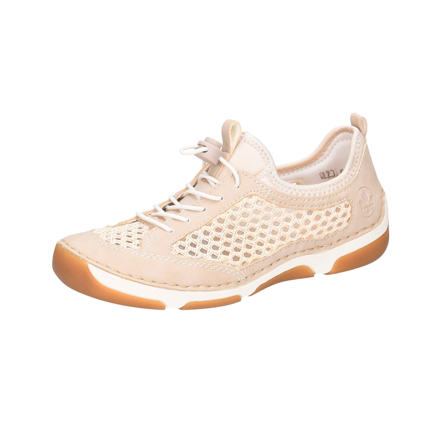 Rieker Sommer Schuh beige Weite F 1/2