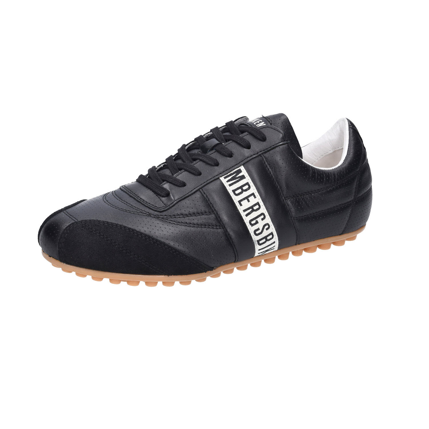 BIKKEMBERGS Retro Sneaker Soccer Black schwarz