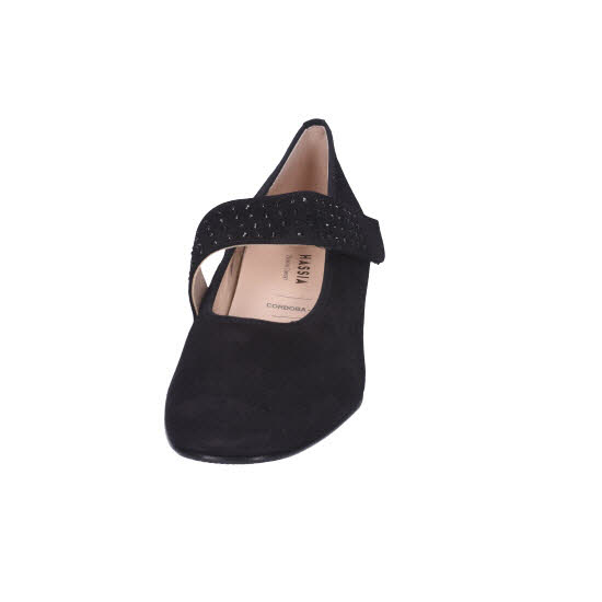 Hassia Cordoba Schwarz Effekt Nubukleder schwarz Weite K Bild 5