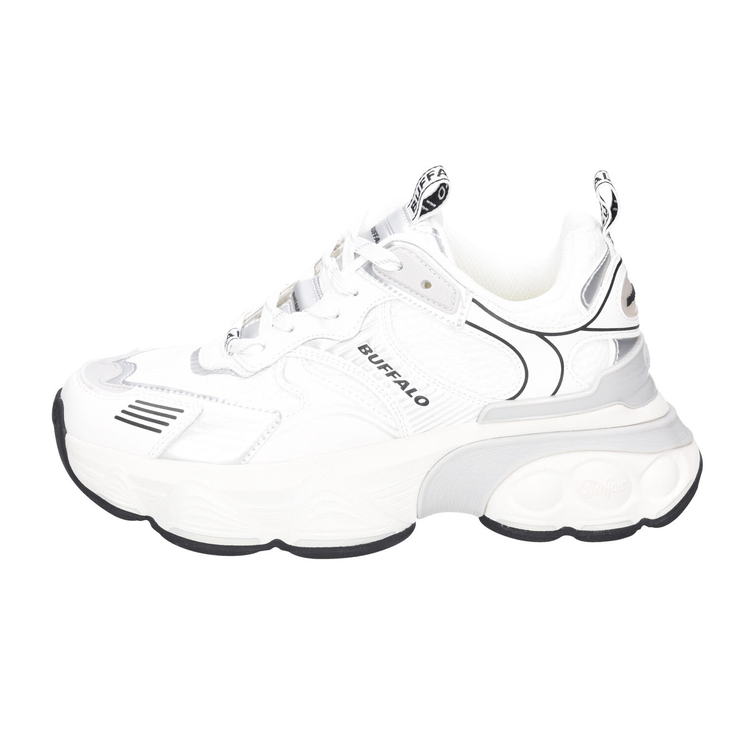 Buffalo Truck Sneaker Vegan White/Silver weiß Bild 2