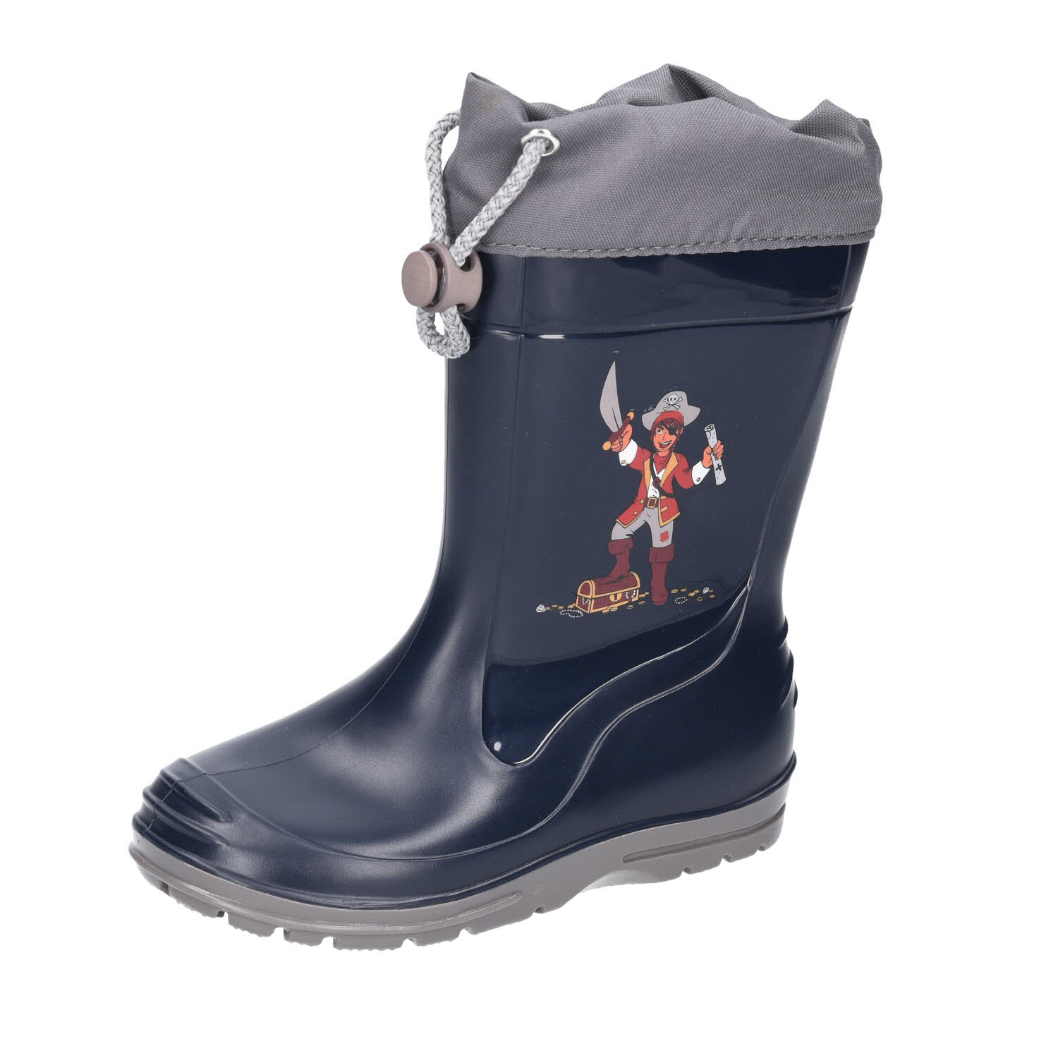 Beck Alois Gummistiefel Pirat blau