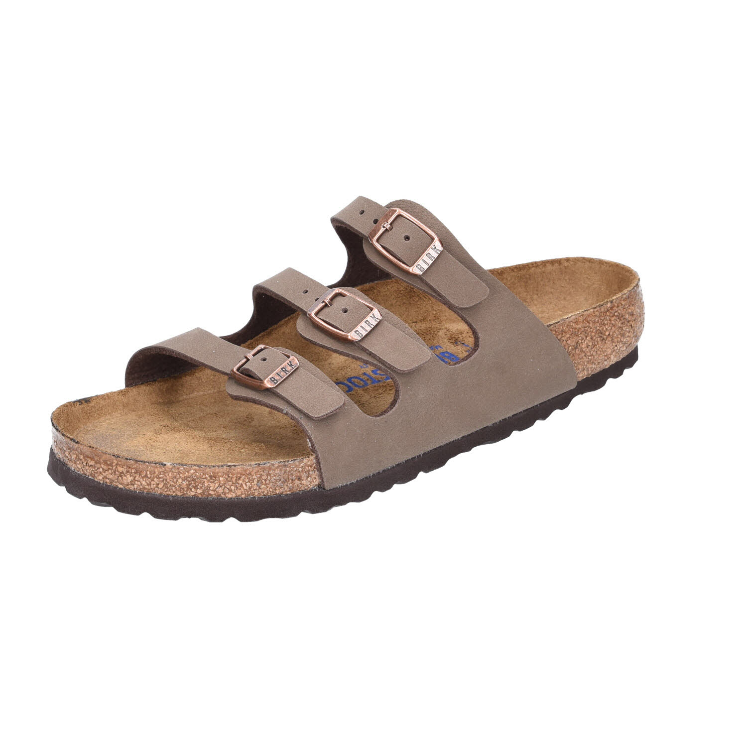 Birkenstock Florida WB Mocca LEDER normal braun Bikenst normal