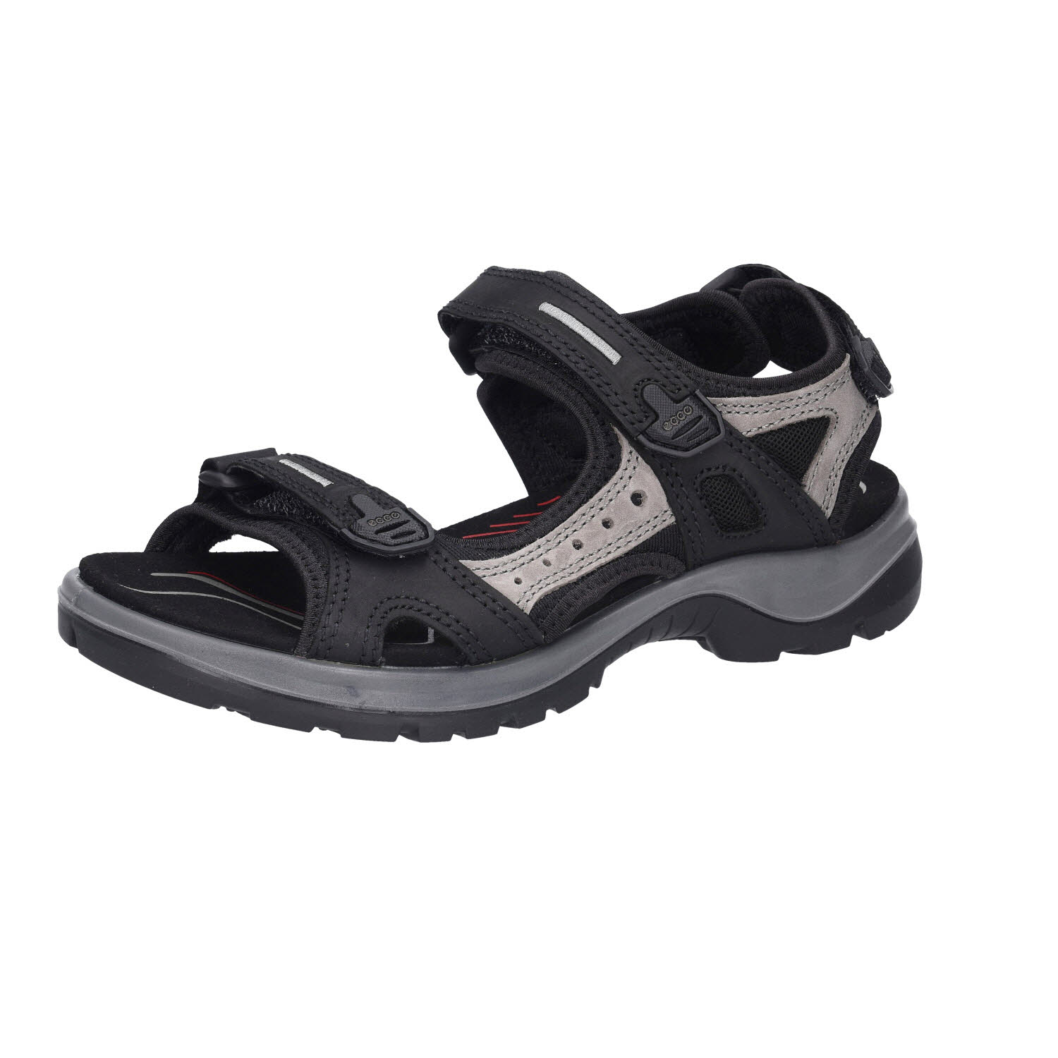 Ecco Offroad Sandal W Black/Mole schwarz