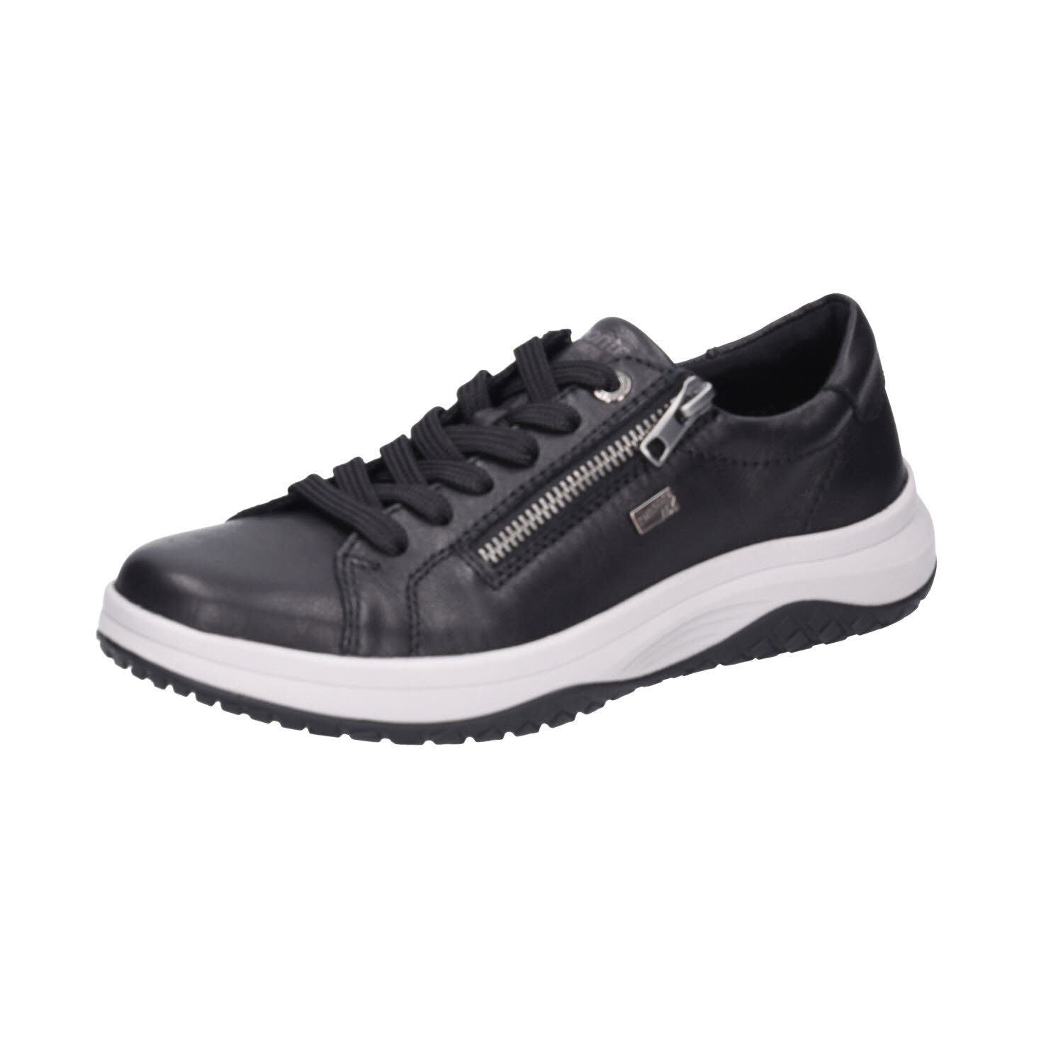 Remonte Sneaker Leder schwarz Weite G