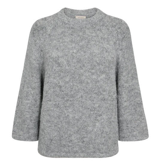 FREE/QUENT Lulu-Pullover Medium Grey Mlg. grau