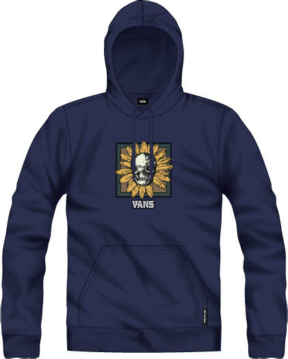 Vans Hoodie Blue Sonnenblume/Skull blau