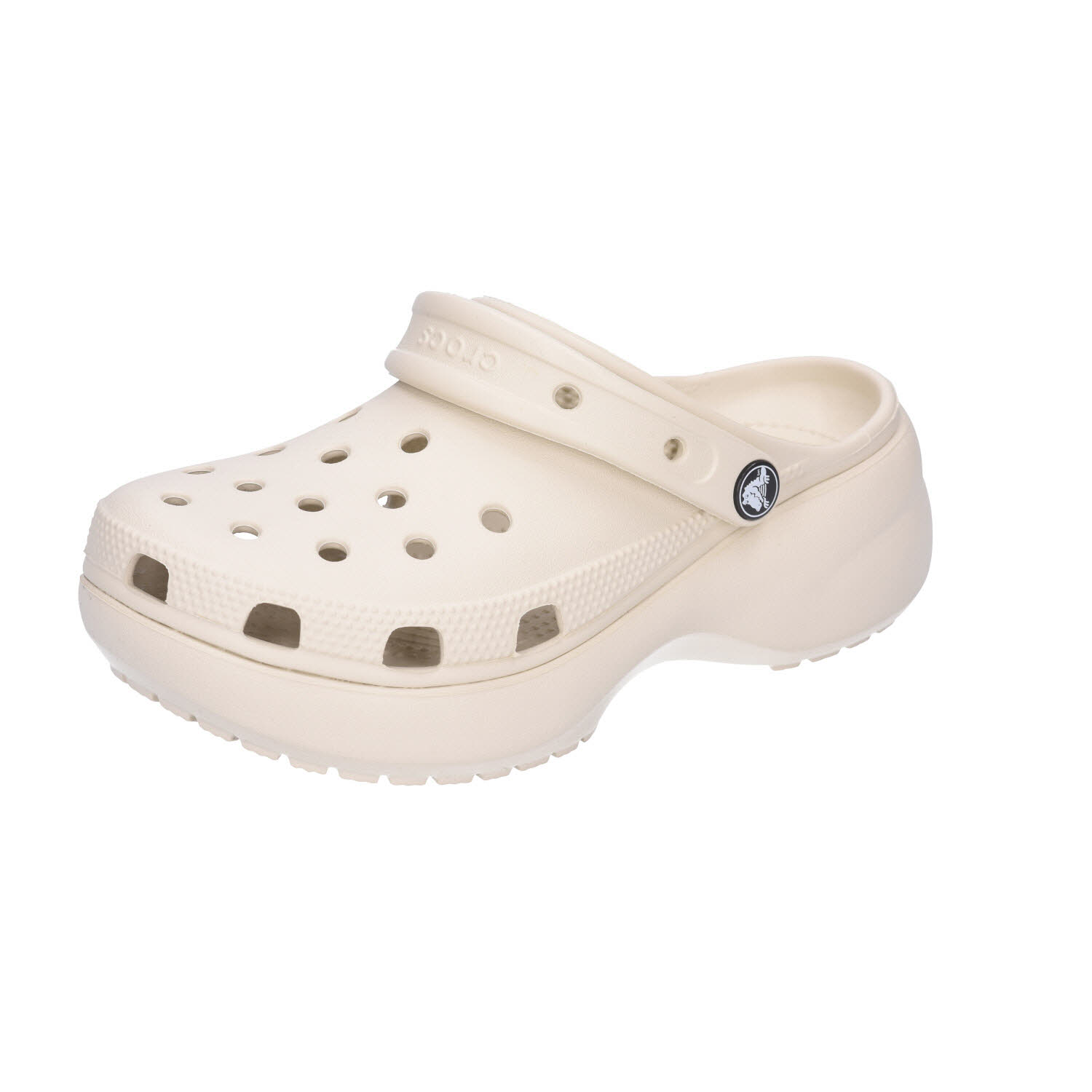 Crocs Classic Platform Clog Bone grau