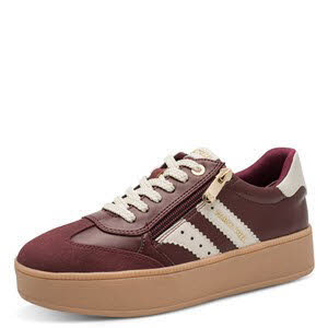 Marco Tozzi Plateau Sneaker rot