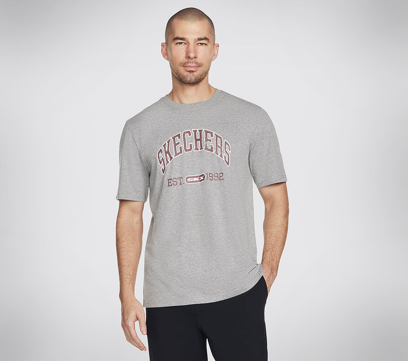 Skechers Prestige Tee Heather Grey grau