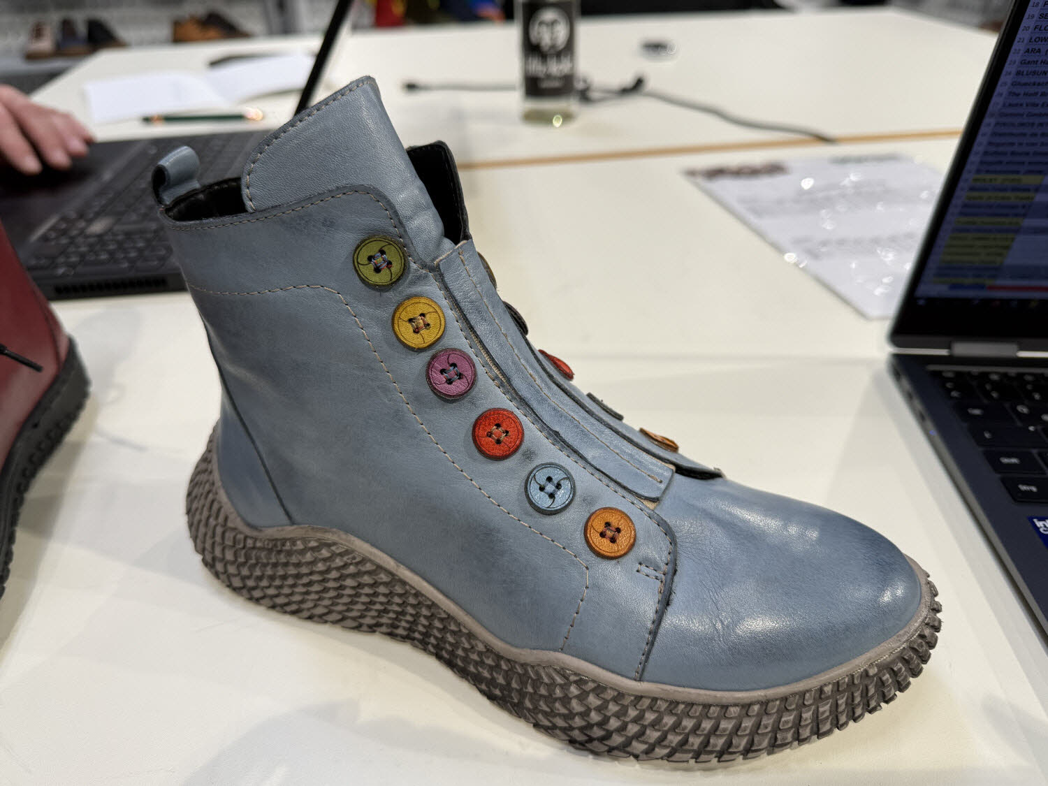 Gemini Boots Jeans Leder blau