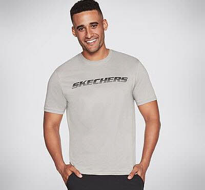 Skechers Men's Motion Tee Cement grau