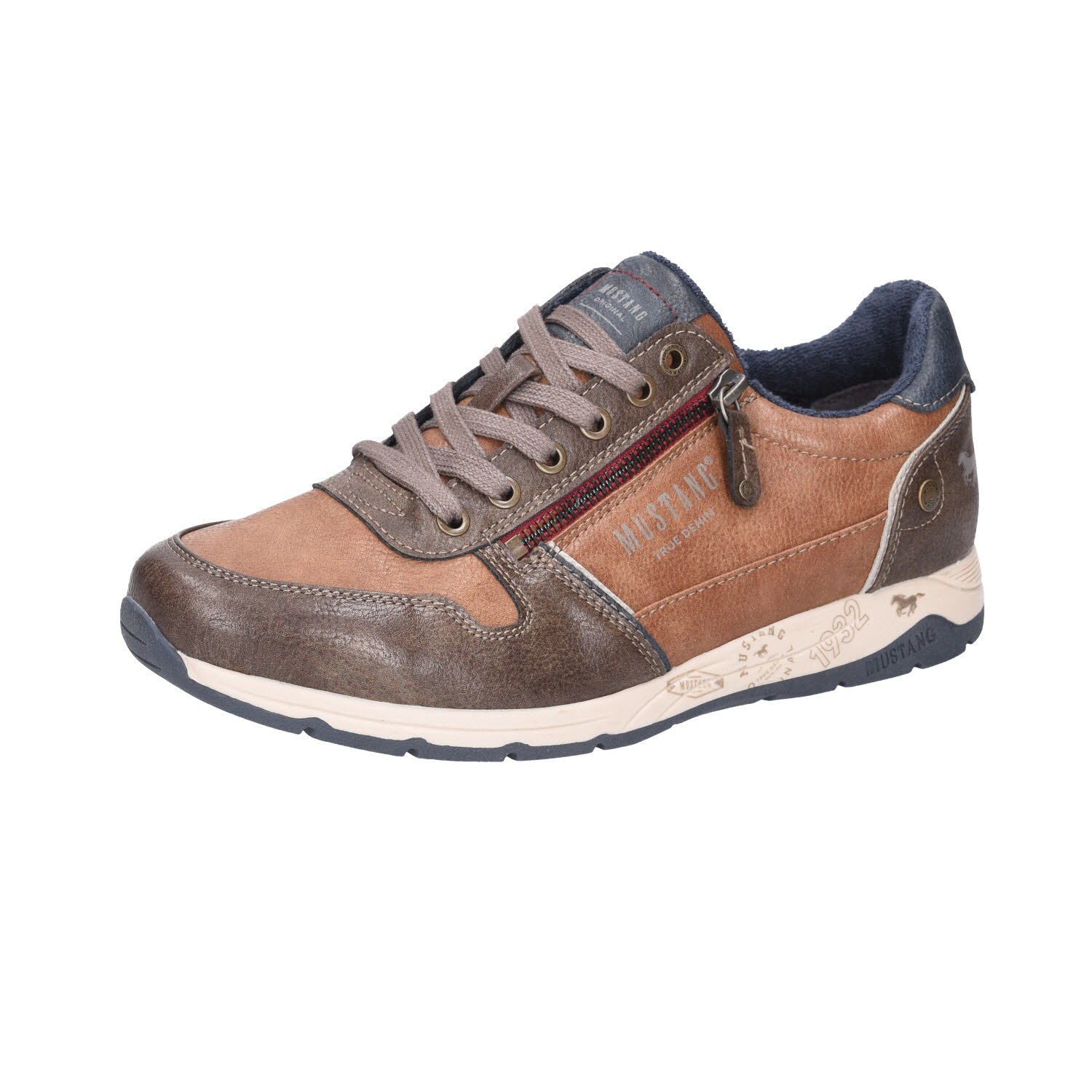 Mustang Herren Sneaker Kastanie braun