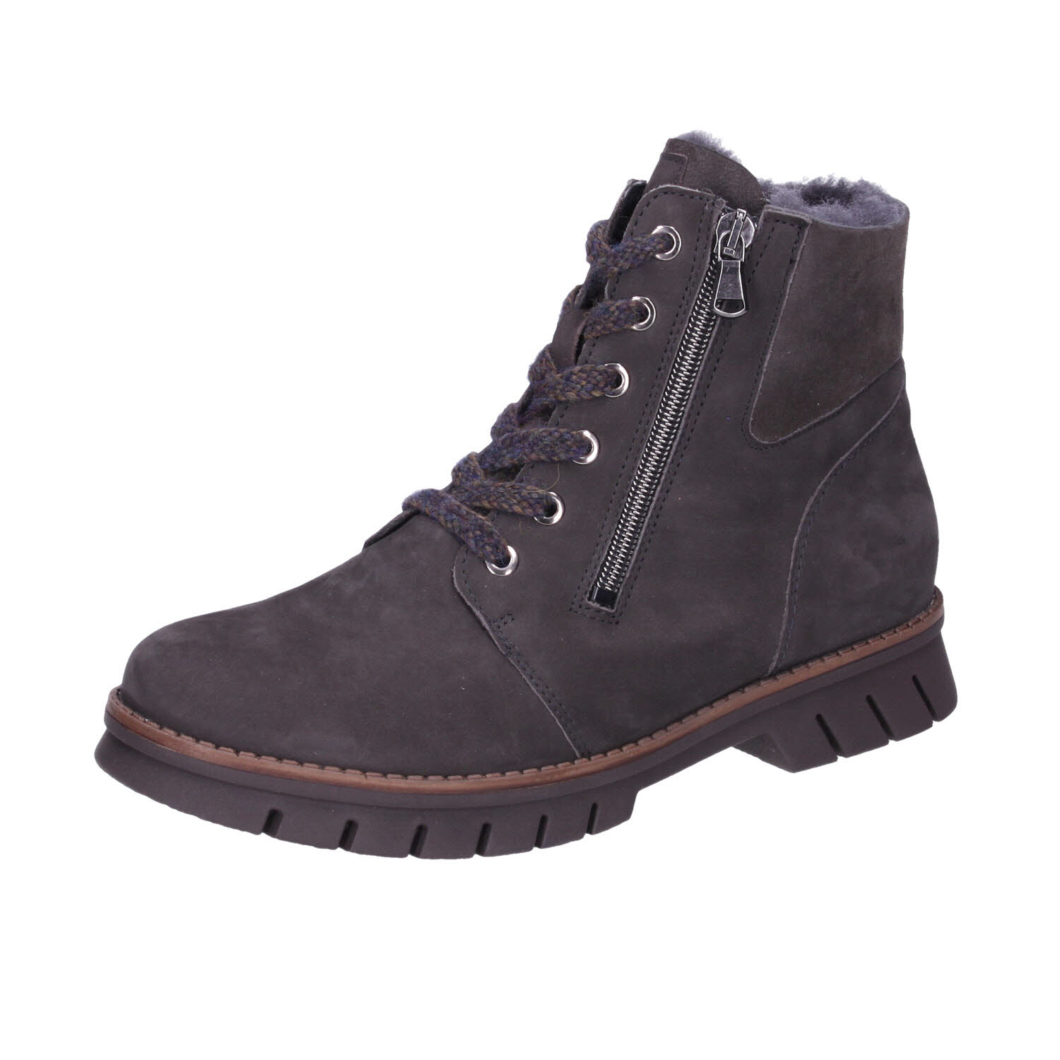 Waldläufer DENVER DOUBLEFACE Carbon grau Weite H