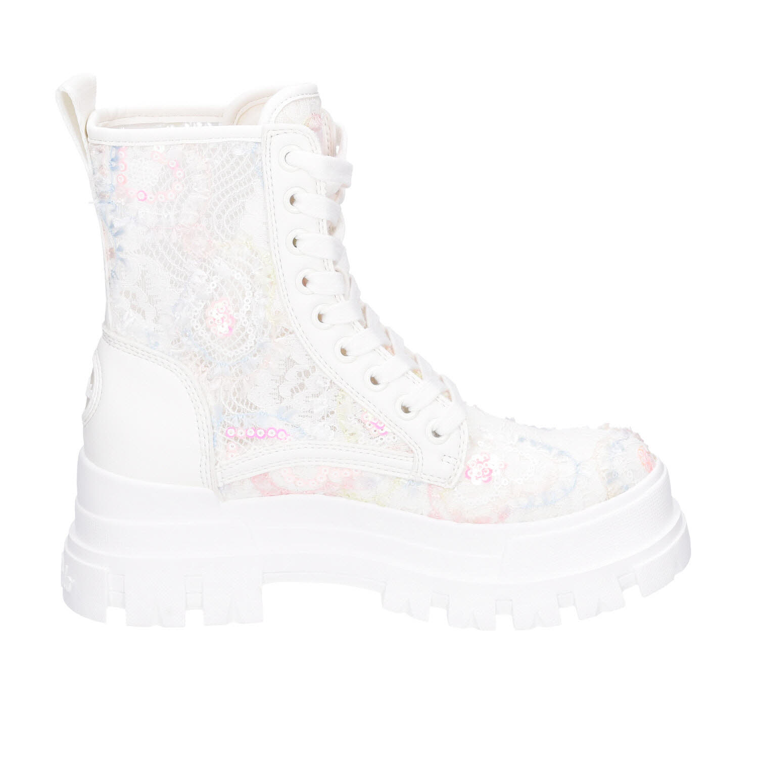 Buffalo Aspha RLD Bloom Boots Vegan White/Rose weiß Bild 4