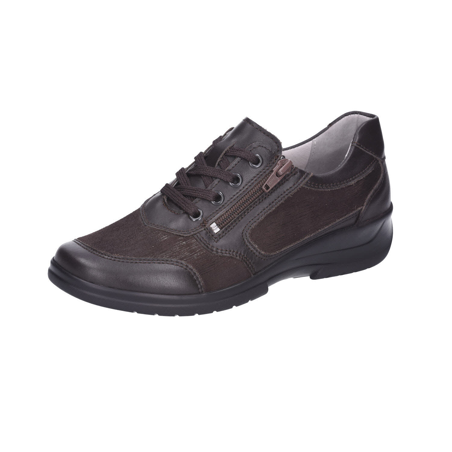 Stuppy Schnürschuh Strech braun Weite H