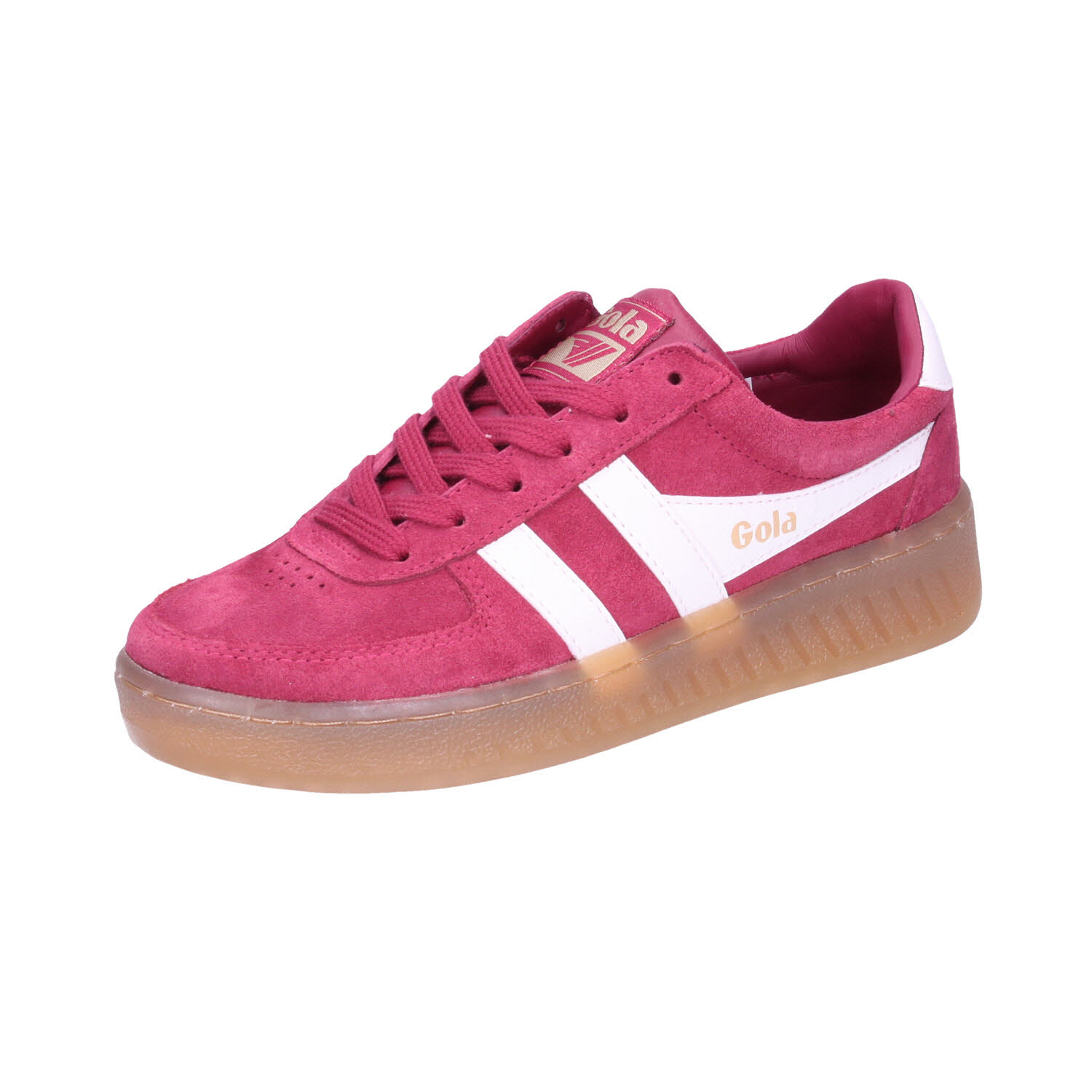 Gola Grandslam Suede Cerise/Off White/Gum pink