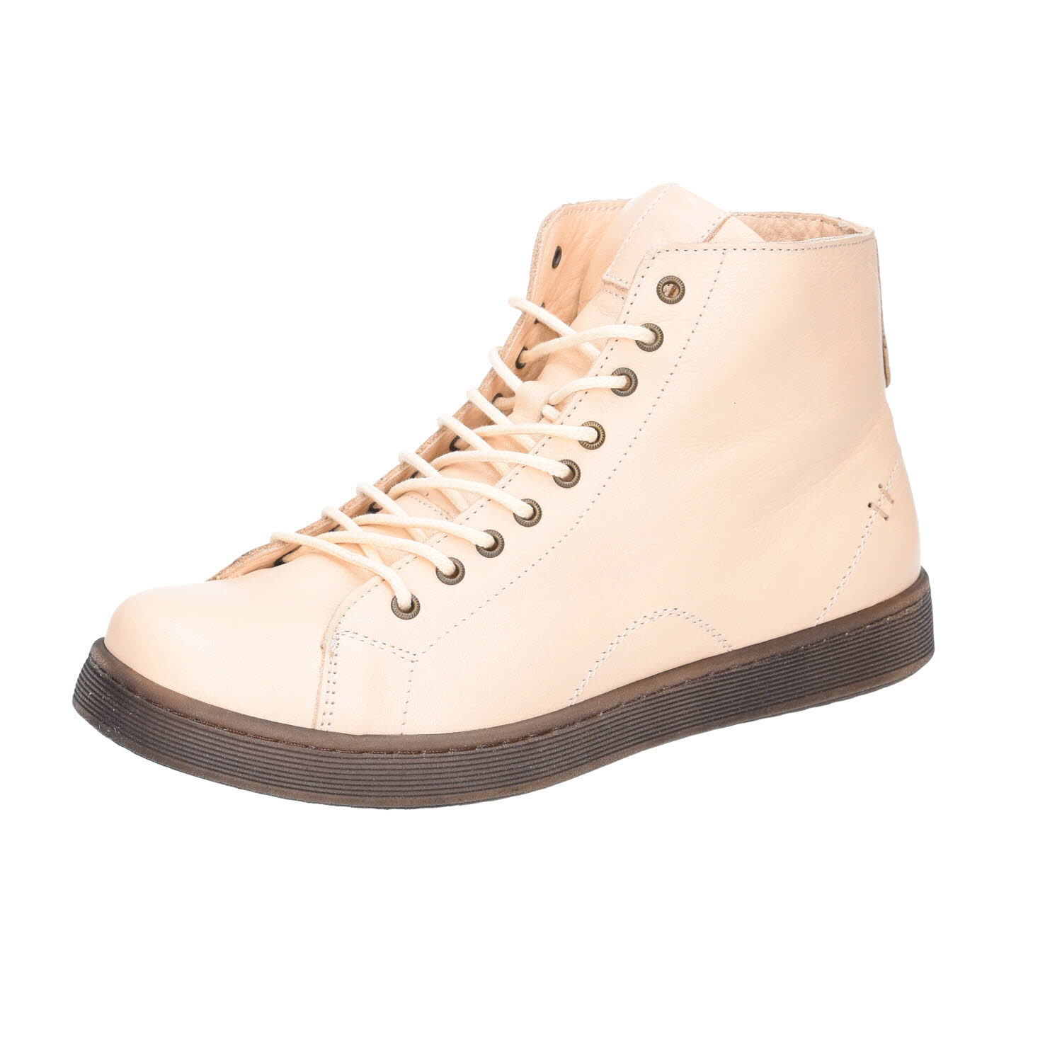 Andrea Conti Leder Sneaker beige