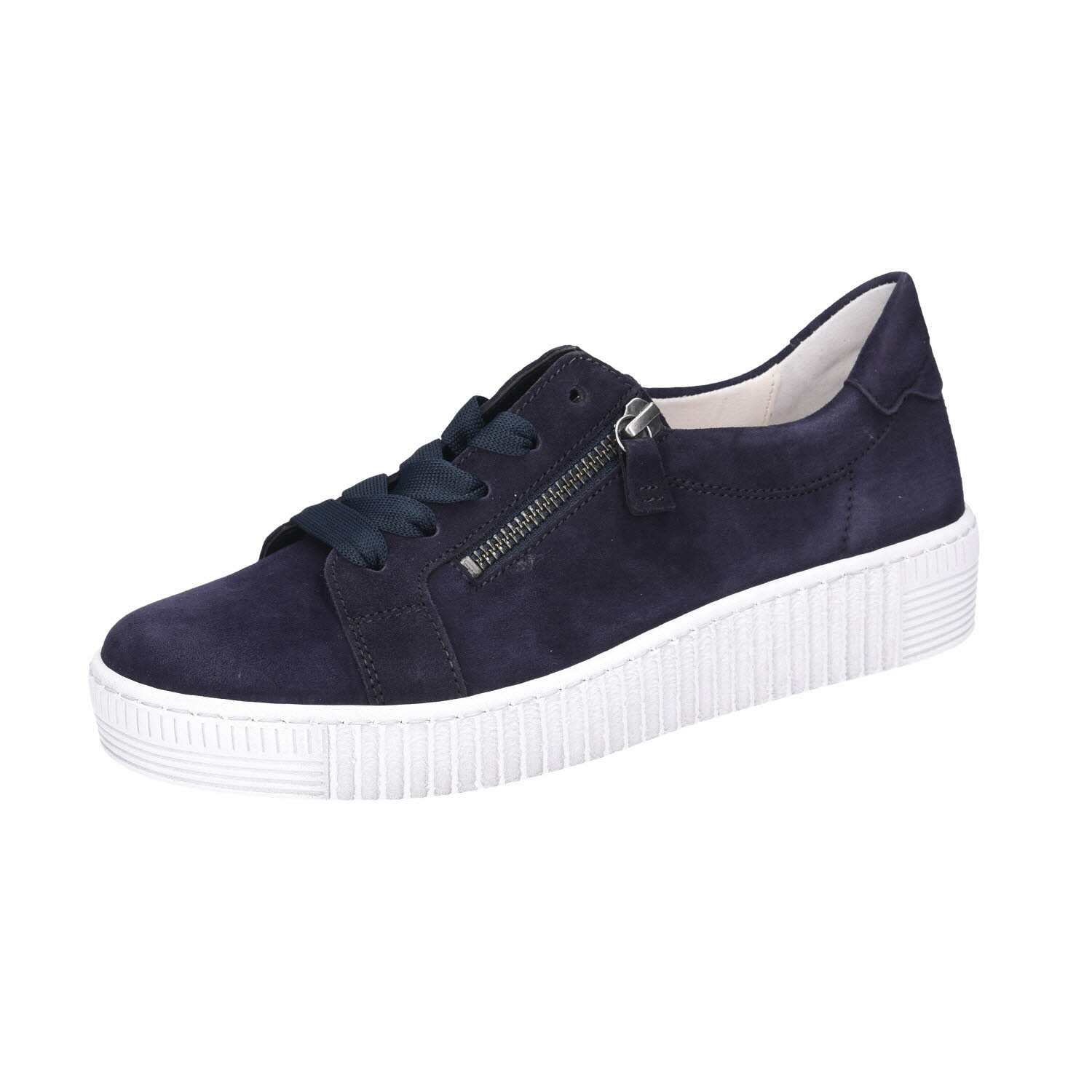 Gabor Leder Sneaker blau Weite F